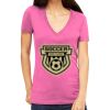 Tultex 214 - Ladies' Slim Fit Fine Jersey V-Neck Thumbnail