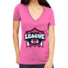 Tultex 214 - Ladies' Slim Fit Fine Jersey V-Neck Thumbnail