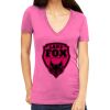 Tultex 214 - Ladies' Slim Fit Fine Jersey V-Neck Thumbnail