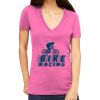 Tultex 214 - Ladies' Slim Fit Fine Jersey V-Neck Thumbnail