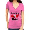 Tultex 214 - Ladies' Slim Fit Fine Jersey V-Neck Thumbnail