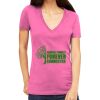 Tultex 214 - Ladies' Slim Fit Fine Jersey V-Neck Thumbnail