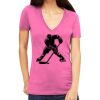 Tultex 214 - Ladies' Slim Fit Fine Jersey V-Neck Thumbnail